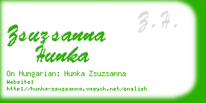 zsuzsanna hunka business card